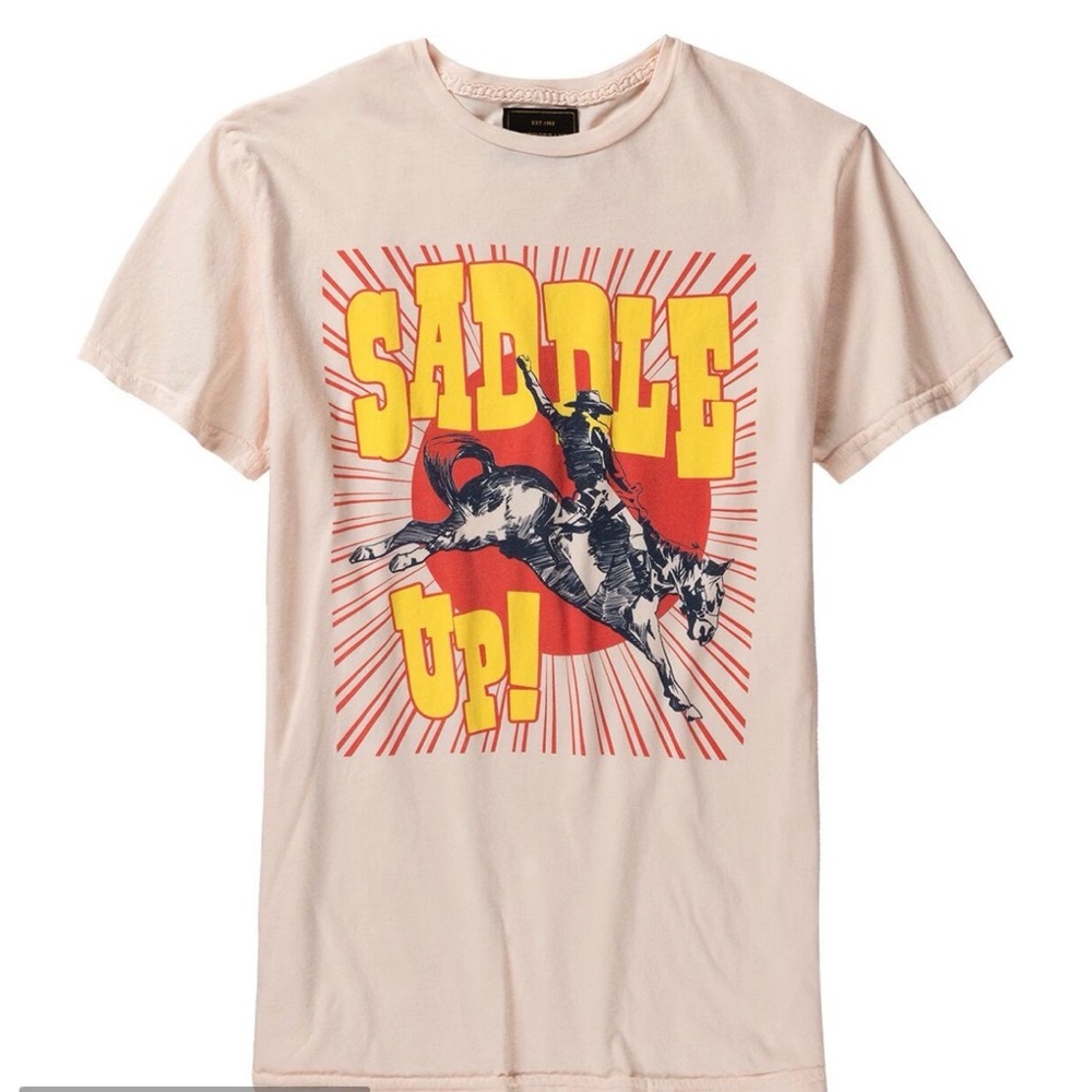 Anthropologie Retrobrand Los Angeles Saddle Up Graphic Tee in size Medium - Picture 5 of 9